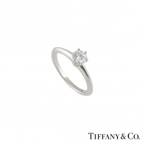 Tiffany & Co. Setting Diamond Ring 0.41ct F/VS1